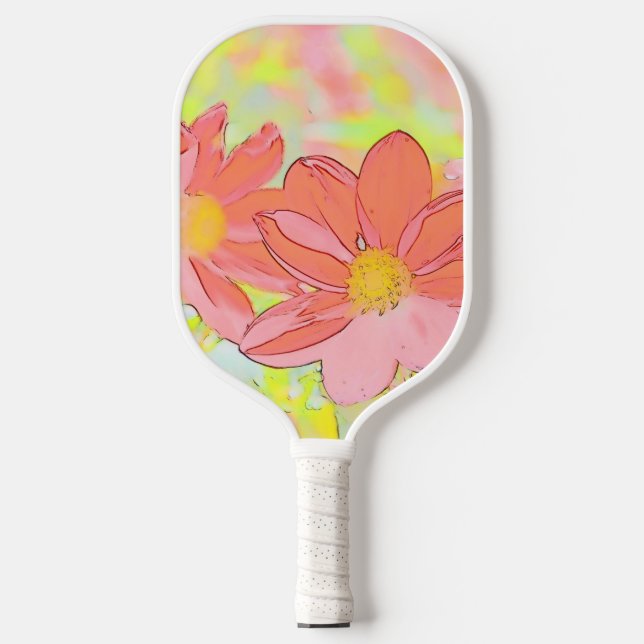 Palas De Pickleball Floral Pickleball Paddle (Anverso)