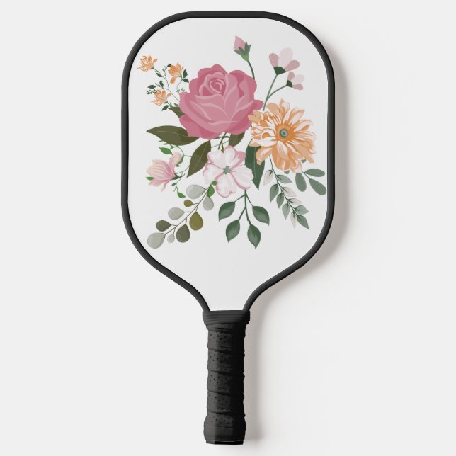 Palas De Pickleball Flores acuáticas (Reverso )