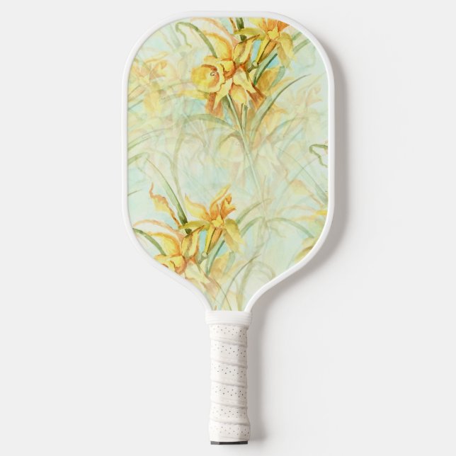 Palas De Pickleball Flores amarillas salvajes (Anverso)