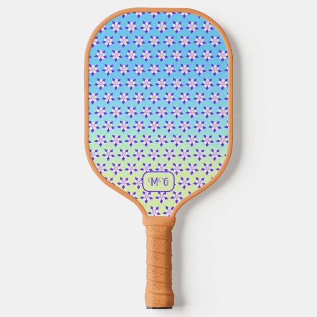 Palas De Pickleball Flores de Aquilegia (Anverso)