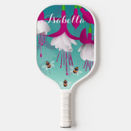Palas De Pickleball Flores de Fuchsia