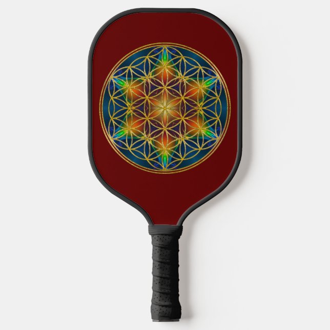 Palas De Pickleball FLORES DE LA VIDA - Florecimiento fractal 1 (Anverso)