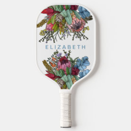 Palas De Pickleball Flores de verano australianas románticas personali