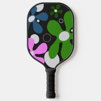 Palas De Pickleball Flores funky en pala de pickleball