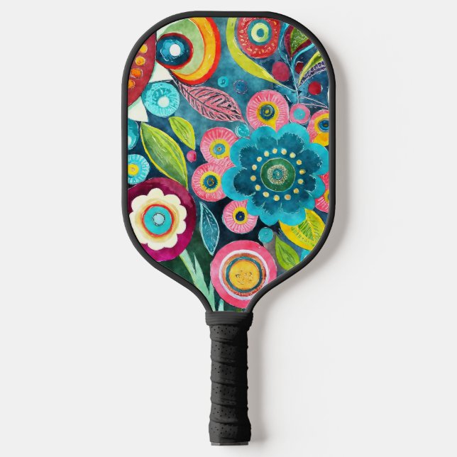 Palas De Pickleball Flores Funky Paddle (Anverso)