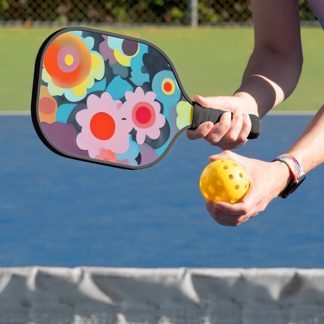 Palas De Pickleball Flores mod retro  (in situ)