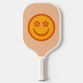 Palas De Pickleball Flores Ojos Felices Cara Pickleball Paddle