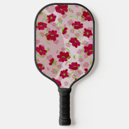 Palas De Pickleball Flores rosas y rojas - Floral