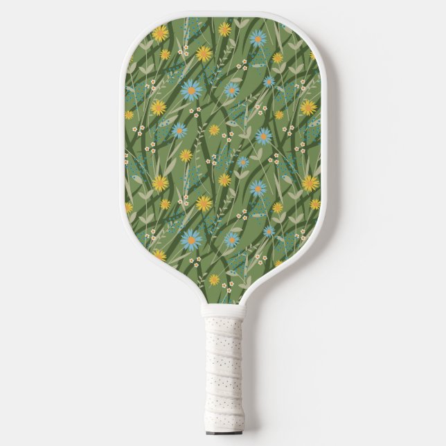Palas De Pickleball flores silvestres (Anverso)