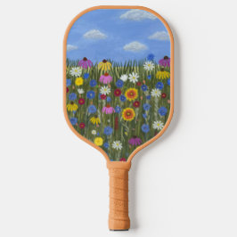Palas De Pickleball Flores silvestres con daisies