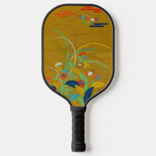 Palas De Pickleball Flores silvestres florales japonesas vintage G.A. 