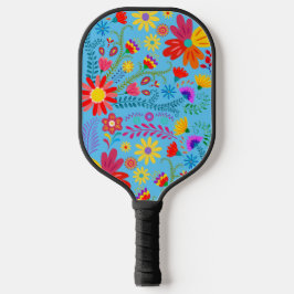 Palas De Pickleball Flores Tan Brillantes