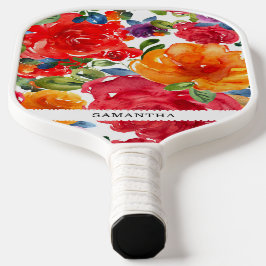 Palas De Pickleball Flores y elegancia dibujadas a mano