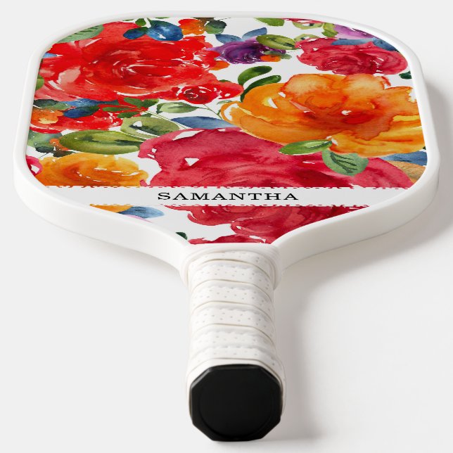 Palas De Pickleball Flores y elegancia dibujadas a mano (Distribución)