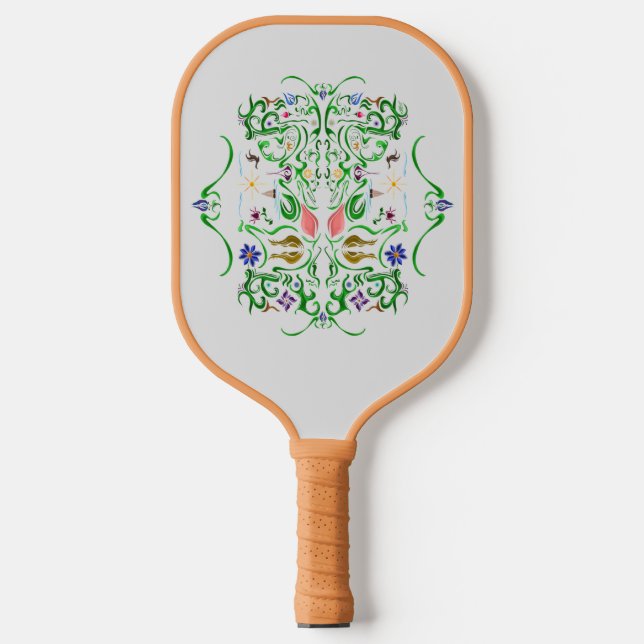 Palas De Pickleball Flores y latidos~eco (Anverso)