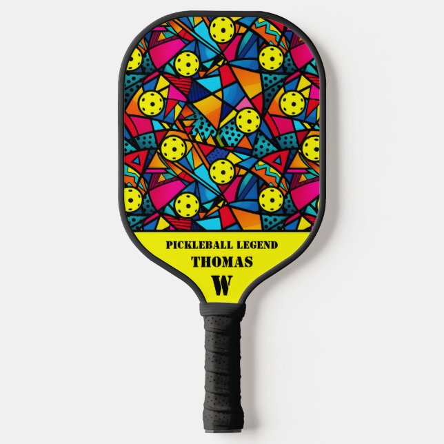 Palas De Pickleball Flujo de baloncesto con energía del personalizable (Anverso)