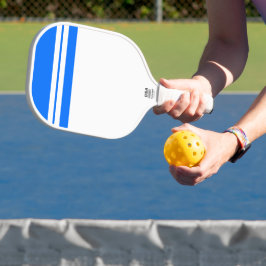Palas De Pickleball Fondo de las franjas de Carreras blanca azul rojo 