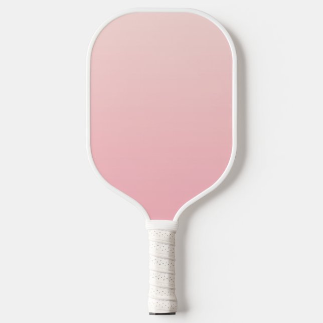 Palas De Pickleball Fondo del degradado rosado del pastel (Anverso)
