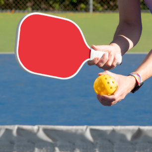 Palas De Pickleball Fondo rojo sólido