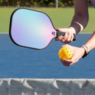 Palas De Pickleball Fondo rosa y azul oscuro