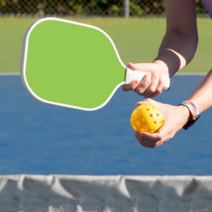 Palas De Pickleball Fondo verde limón plano - Textura escolar