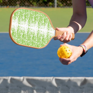 Palas De Pickleball fondo verde y blanco con puntos pequeños