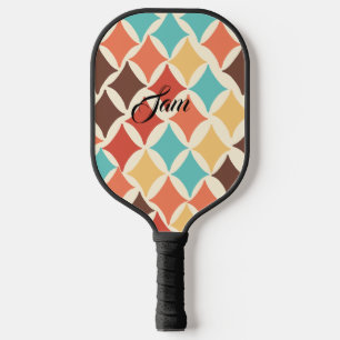 Palas De Pickleball Formas de diamantes retro vintage