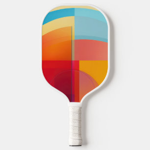 Palas De Pickleball Formas de semicírculo coloridas Paddle de pelota