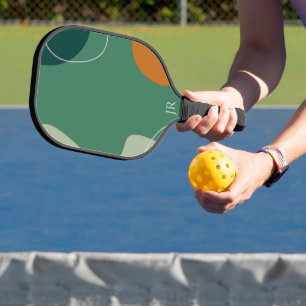 Palas De Pickleball Formas orgánicas tonos terrosos