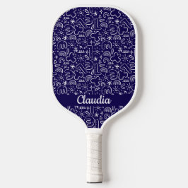 Palas De Pickleball Formas sin soldadura monograma moderno