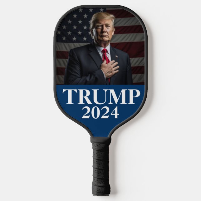 Palas De Pickleball Foto de Donald Trump - Trump 2024 (Anverso)