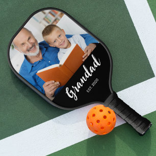 Palas De Pickleball Foto de guión divertido establecido por el abuelo