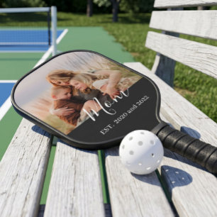 Palas De Pickleball Foto de guión divertido establecido por mamá