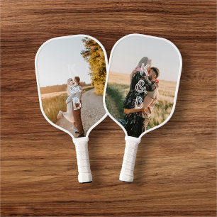 Palas De Pickleball Foto de monograma de pareja