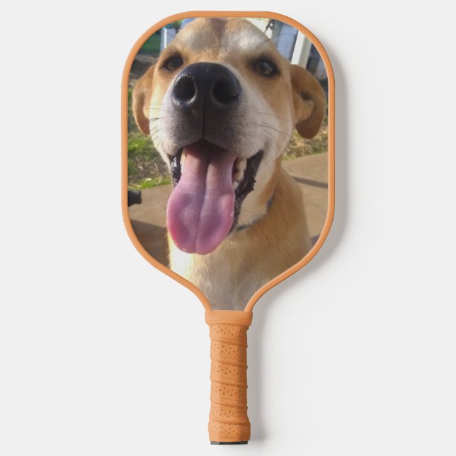 Palas De Pickleball Foto de perro personalizado (Anverso)