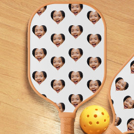 Palas De Pickleball Foto del Corazón Regalo de Broma Divertido Día de
