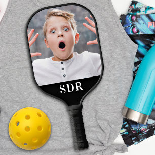 Palas De Pickleball Foto familiar personalizado personalizada 3 letras