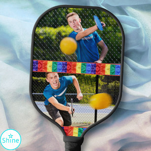 Palas De Pickleball Foto gay gay de la personalizado LGBTQ Bandera arc