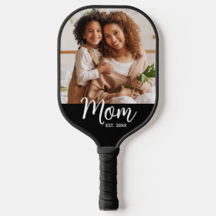 Palas De Pickleball Foto Mamá Establecida Fecha Divertida Escritura en