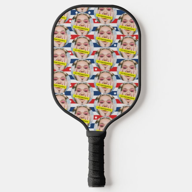 Palas De Pickleball Foto personalizada de Funny Best Friend (Anverso)