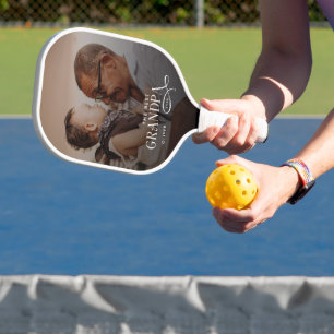 Palas De Pickleball Foto Personalizada del Mejor Abuelo Moderno