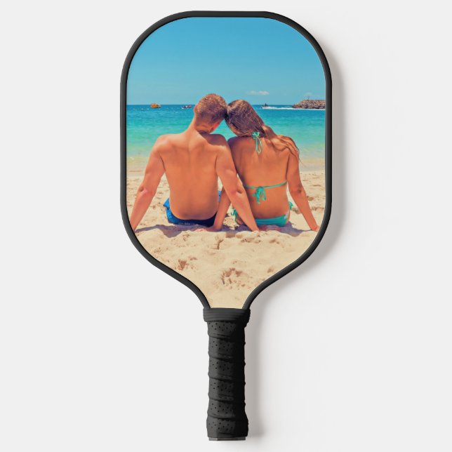 Palas De Pickleball Foto personalizado Pickleball Paddle a tus Recuerd (Anverso)