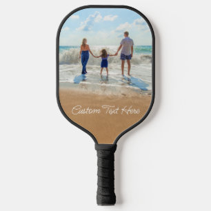 Palas De Pickleball Foto personalizado Texto de pelota de pádel para s