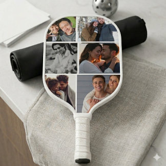 Palas De Pickleball Foto y Texto Personalizados Modernos