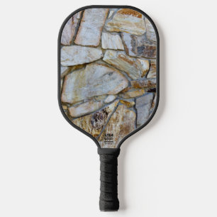 Palas De Pickleball Fotografía de textura realista de la pared del roc
