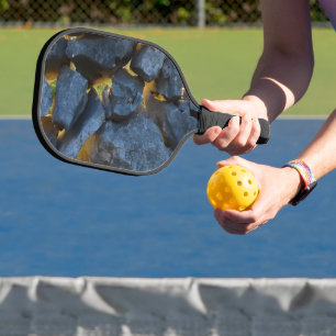 Palas De Pickleball Fotografía rusa en pared de piedra croata
