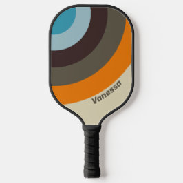 Palas De Pickleball Foxglove Rust Circle Strike con el nombre