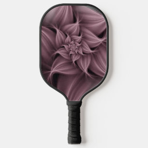 Palas De Pickleball Fractal de Flor de Rosa Impresionante
