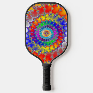 Palas De Pickleball Fractal psicodélico