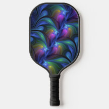 Fractal verde rosa azul luminoso colorido abstract